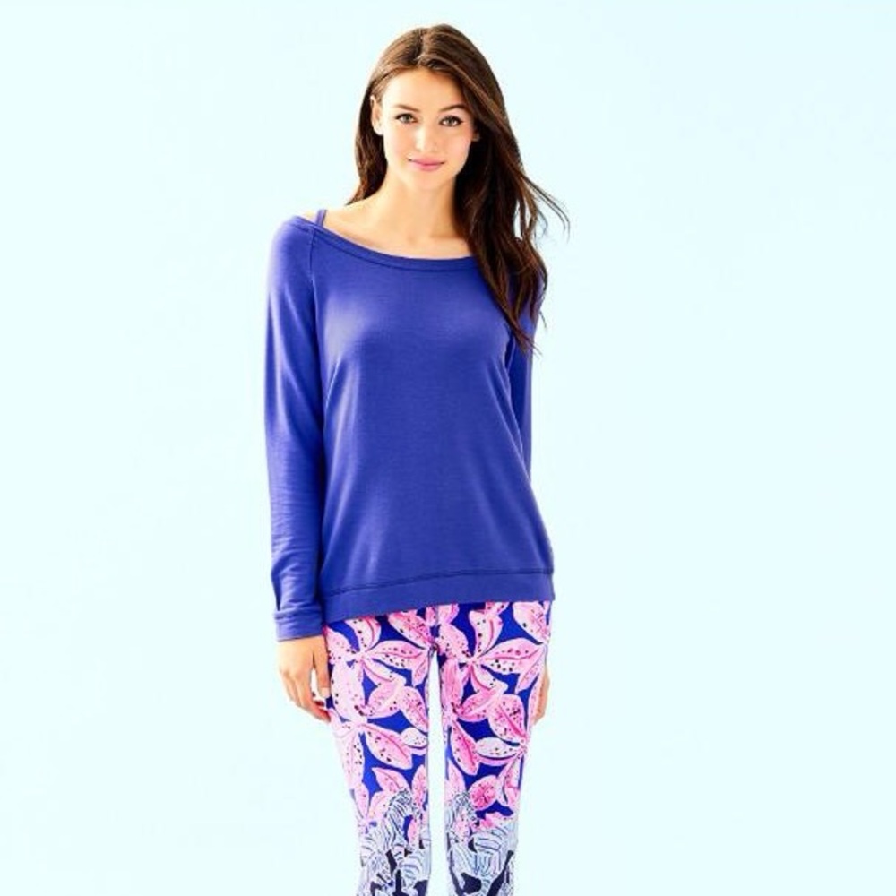 VGUC Lilly Pulitzer Bungalow Sweatshirt sz XL